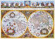 Medinė dėlionė Nova Terrarum žemėlapis, 1010 detalių kaina ir informacija | Dėlionės (puzzle) | pigu.lt