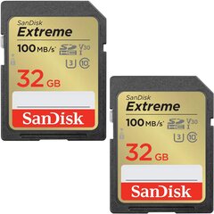 SanDisk Extreme SDSDXVT-032G-GNCI2 цена и информация | Карты памяти для фотоаппаратов, камер | pigu.lt