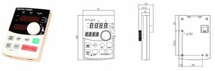 Vienfazis 4kW inverteris - FA-1LO40 kaina ir informacija | Įtampos keitikliai | pigu.lt