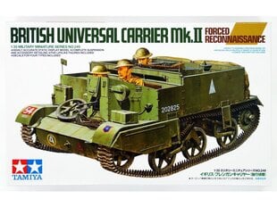Сборная пластиковая модель Tamiya - British Universal Carrier Mk.II Forced Reconnaissance, 1/35, 35249 цена и информация | Конструкторы и кубики | pigu.lt