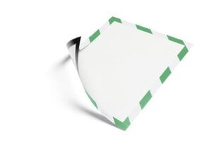 Магнитные рамки предупреждающего цвета Durable A4, зеленые/белые, 5 шт. цена и информация | Канцелярские товары | pigu.lt
