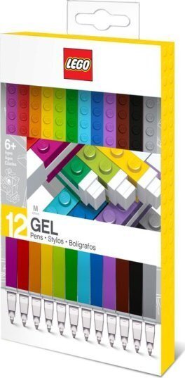 Gelinių rašiklių rinkinys Lego 51639, 12 vnt. kaina ir informacija | Rašymo priemonės | pigu.lt