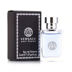 Туалетная вода Versace Pour Homme EDT для мужчин 5 ml цена и информация | Мужские духи | pigu.lt