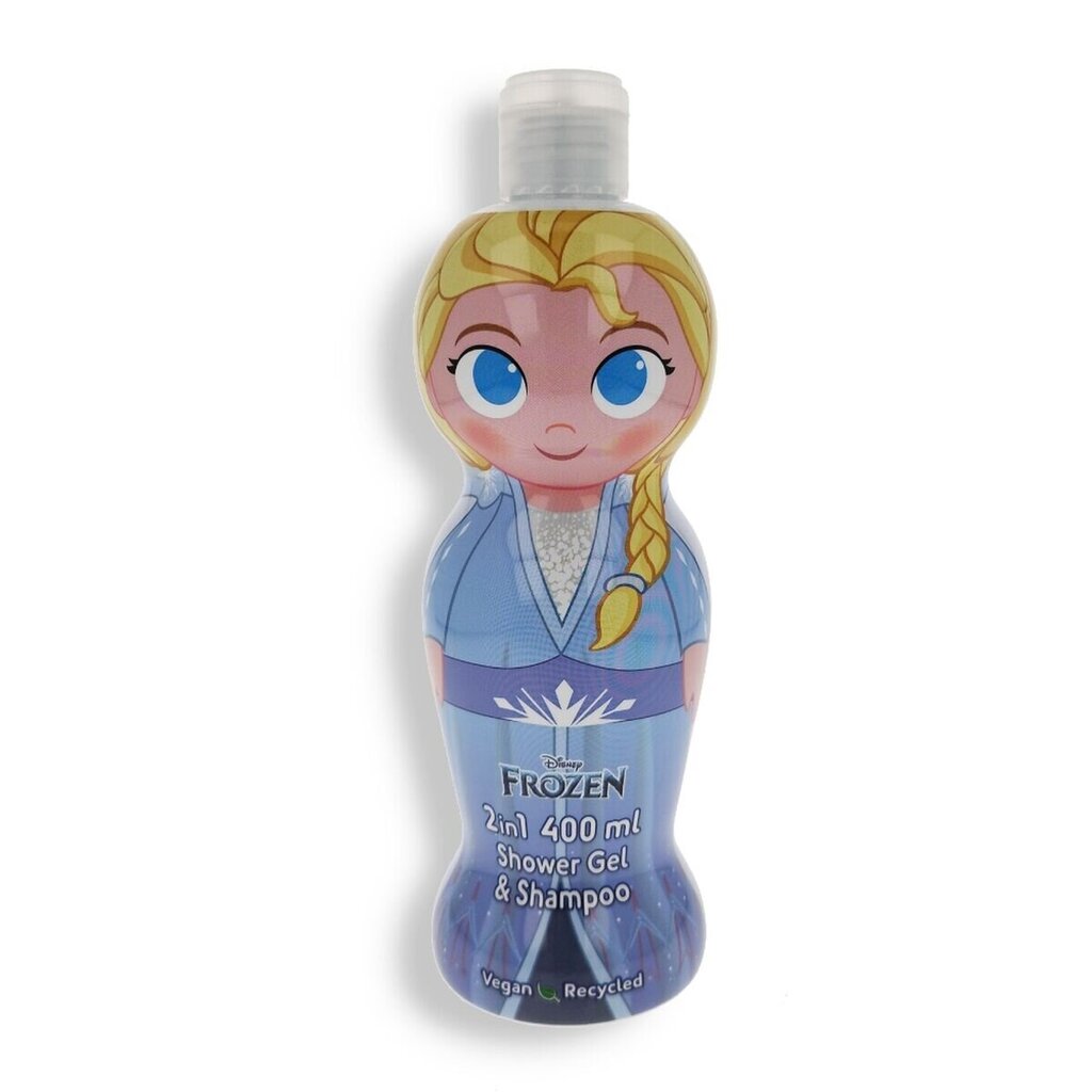 Gelis ir šampūnas 2-in-1 Frozen Elsa Vaikiškas, 400 ml kaina ir informacija | Šampūnai | pigu.lt