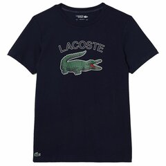 Футболка с коротким рукавом мужская Lacoste Sport Тёмно Синий цена и информация | Мужская спортивная одежда | pigu.lt