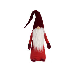 Kalėdinė figūrėlė - Nykštukas, raudonos spalvos kaina ir informacija | Kalėdinės dekoracijos | pigu.lt