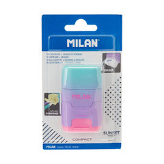 Набор ластика и точилки Milan Compact sunset цена и информация | Kanceliarinės prekės | pigu.lt