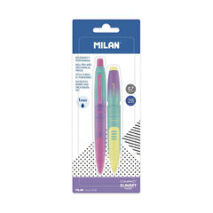 Механический карандаш - ручка Milan, синий PVC цена и информация | Kanceliarinės prekės | pigu.lt