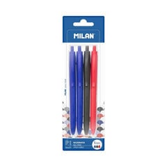 Набор ручек Milan BWM10254 PVC (4 шт.) цена и информация | Kanceliarinės prekės | pigu.lt