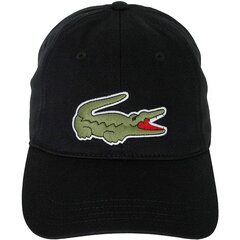 Спортивная кепка Lacoste Чёрный (Один размер) цена и информация | Женские шапки | pigu.lt