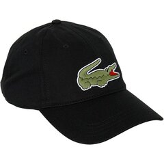 Спортивная кепка Lacoste Чёрный (Один размер) цена и информация | Женские шапки | pigu.lt