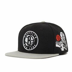 Kepurė moterims ir vyrams Mitchell&Ness, juoda kaina ir informacija | Kepurės moterims | pigu.lt