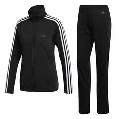 Sportinis kostiumas moterims Adidas Three Stripes, juodas kaina ir informacija | Sportinė apranga moterims | pigu.lt