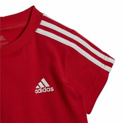 Спортивный костюм для малышей Adidas Three Stripes Красный цена и информация | Комплекты одежды для новорожденных | pigu.lt