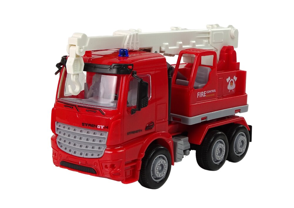 Žaislinis gaisrinės automobilis su kelio ženklais kaina ir informacija | Žaislai berniukams | pigu.lt