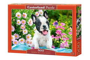 Dėlionė Castorland French Bulldog Puppy, 500 dalių kaina ir informacija | Dėlionės (puzzle) | pigu.lt