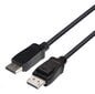 DELTACO DisplayPort cable, DP 1.4, 8K@60Hz, 2m, black цена и информация | Kabeliai ir laidai | pigu.lt