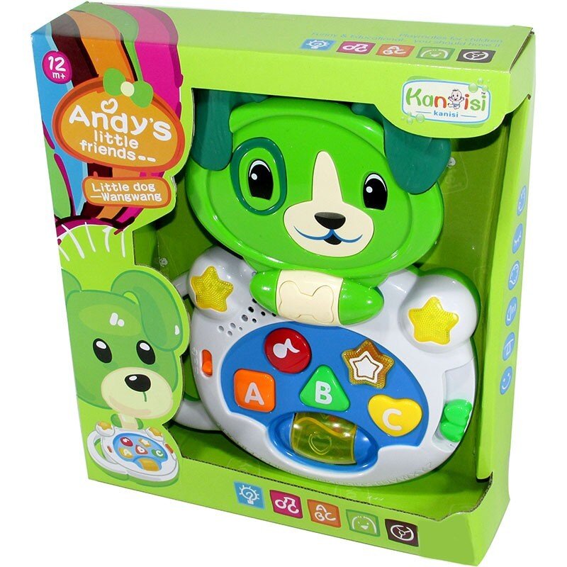 Andy's Little Friends Toys muzikinis žaidimas, muzikinis šuniukas kaina ir informacija | Žaislai kūdikiams | pigu.lt