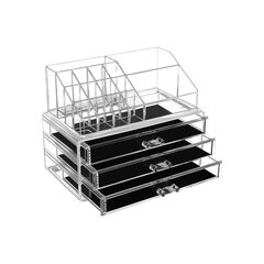 Органайзер Songmics для косметики, 3 больших ящика цена и информация | Косметички, косметические зеркала | pigu.lt