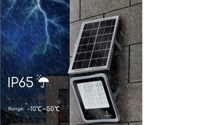 Уличный светильник с солнечной батареей, 500 лм 50 Вт цена и информация | Уличные светильники | pigu.lt