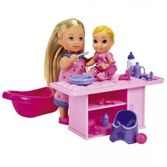 Кукла Эви Лав с малышом Симбой цена и информация | Игрушки для девочек | pigu.lt