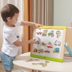Medinių magnetų rinkinys - transporto priemonės Viga, 20 d. kaina ir informacija | Žaislai kūdikiams | pigu.lt