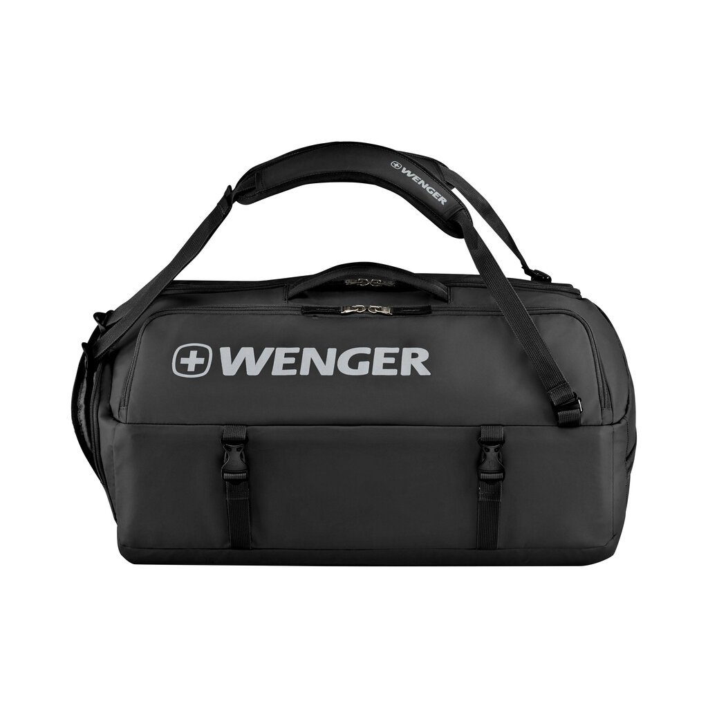 Sportinis krepšys Wenger, XC Hybrid 3-Way Carry Duffel, 61l, juodas kaina ir informacija | Kuprinės ir krepšiai | pigu.lt
