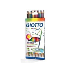Spalvoti pieštukai Fila Giotto Stilnovo, 12 vnt., dvipusiai, 256900 kaina ir informacija | Piešimo, tapybos, lipdymo reikmenys | pigu.lt