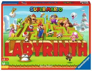 Stalo žaidimas labirintas Super Mario, Ravensburger PL,CS,HU,RO,SK kaina ir informacija | Stalo žaidimai, galvosūkiai | pigu.lt