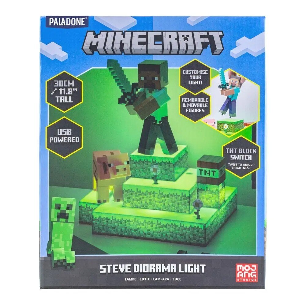 Minecraft Steve Diorama, 30cm kaina ir informacija | Žaidėjų atributika | pigu.lt