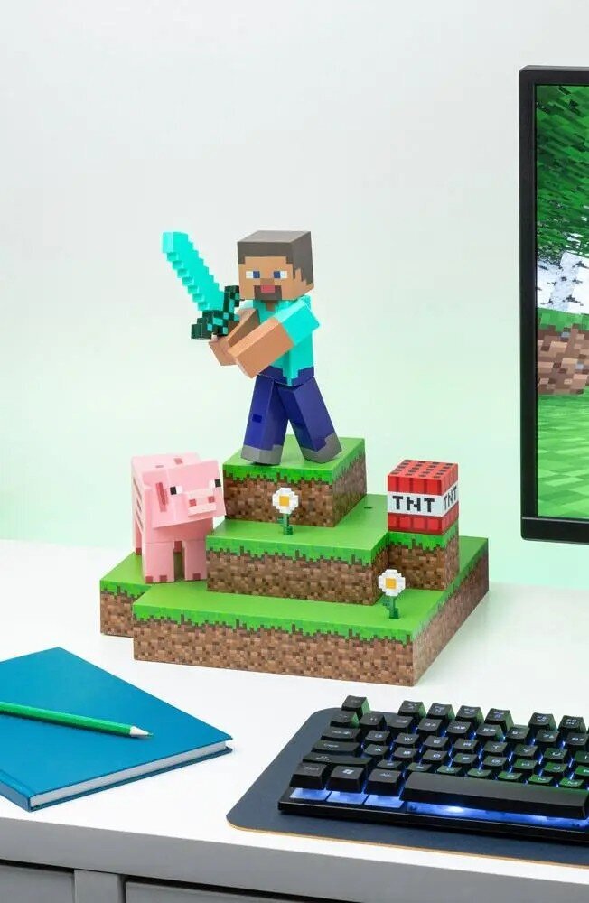 Minecraft Steve Diorama, 30cm kaina ir informacija | Žaidėjų atributika | pigu.lt