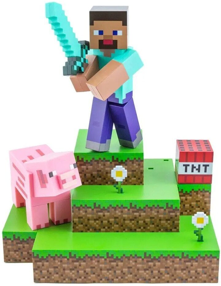 Minecraft Steve Diorama, 30cm kaina ir informacija | Žaidėjų atributika | pigu.lt