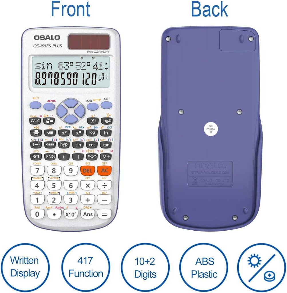 Школьный калькулятор для экзаменов, 12 разрядов цена | pigu.lt