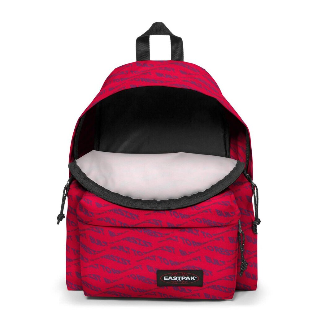 Laisvalaikio kuprinė Eastpak Padded Pak'r Sculptype, raudona kaina ir informacija | Kuprinės ir krepšiai | pigu.lt