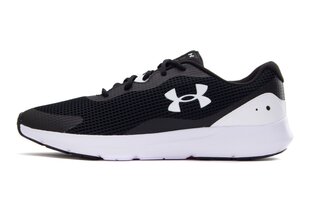 Under Armour Surge 3, Мужская беговая обувь, черный цена и информация | Кроссовки для мужчин | pigu.lt