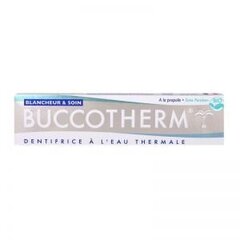 Dantų pasta Buccotherm BIO Whitening & Care, 75ml kaina ir informacija | Dantų šepetėliai, pastos | pigu.lt