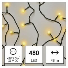LED girlianda, 480 LED, 48 m kaina ir informacija | Girliandos | pigu.lt