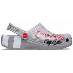 Тапочки для мужчин Crocs™ Classic Coca-Cola Light X, серый цена и информация | Crocs™ Мужская обувь | pigu.lt