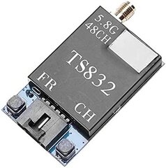 48Ch 5.8G 600Mw 5Km siųstuvo ir imtuvo rinkinys AV TS832 imtuvas, skirtas FPV multikopteriui RC orlaiviui Quadcopter Black kaina ir informacija | Išmanioji technika ir priedai | pigu.lt