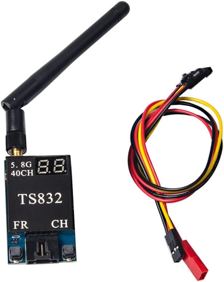 48Ch 5.8G 600Mw 5Km siųstuvo ir imtuvo rinkinys AV TS832 imtuvas, skirtas FPV multikopteriui RC orlaiviui Quadcopter Black kaina ir informacija | Išmanioji technika ir priedai | pigu.lt