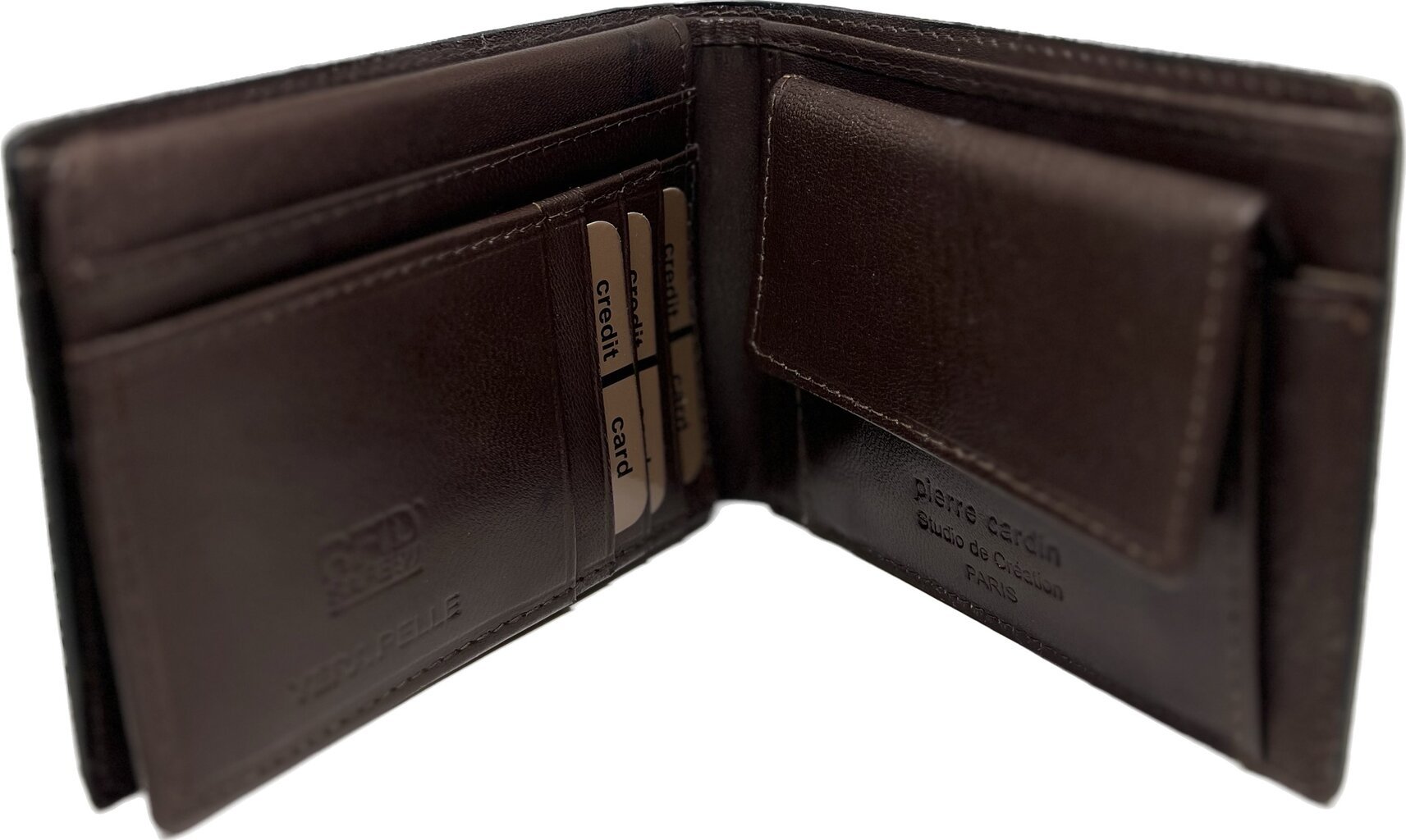 Odinė vyriška piniginė Pierre Cardin, juodos spalvos kaina ir informacija | Vyriškos piniginės, kortelių dėklai | pigu.lt