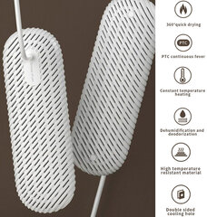 Электрическая сушилка для обуви с таймером, компактная цена и информация | Средства для ухода за одеждой и обувью | pigu.lt