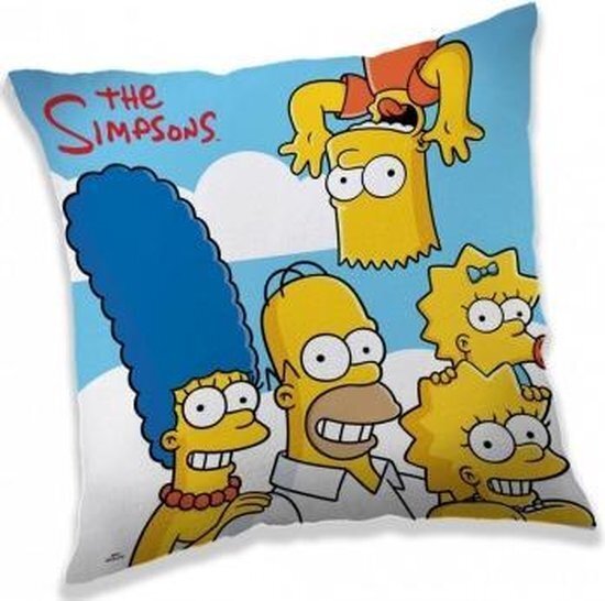 Vaikiška dekoratyvinė pagalvėlė The Simpsons kaina ir informacija | Dekoratyvinės pagalvėlės ir užvalkalai | pigu.lt