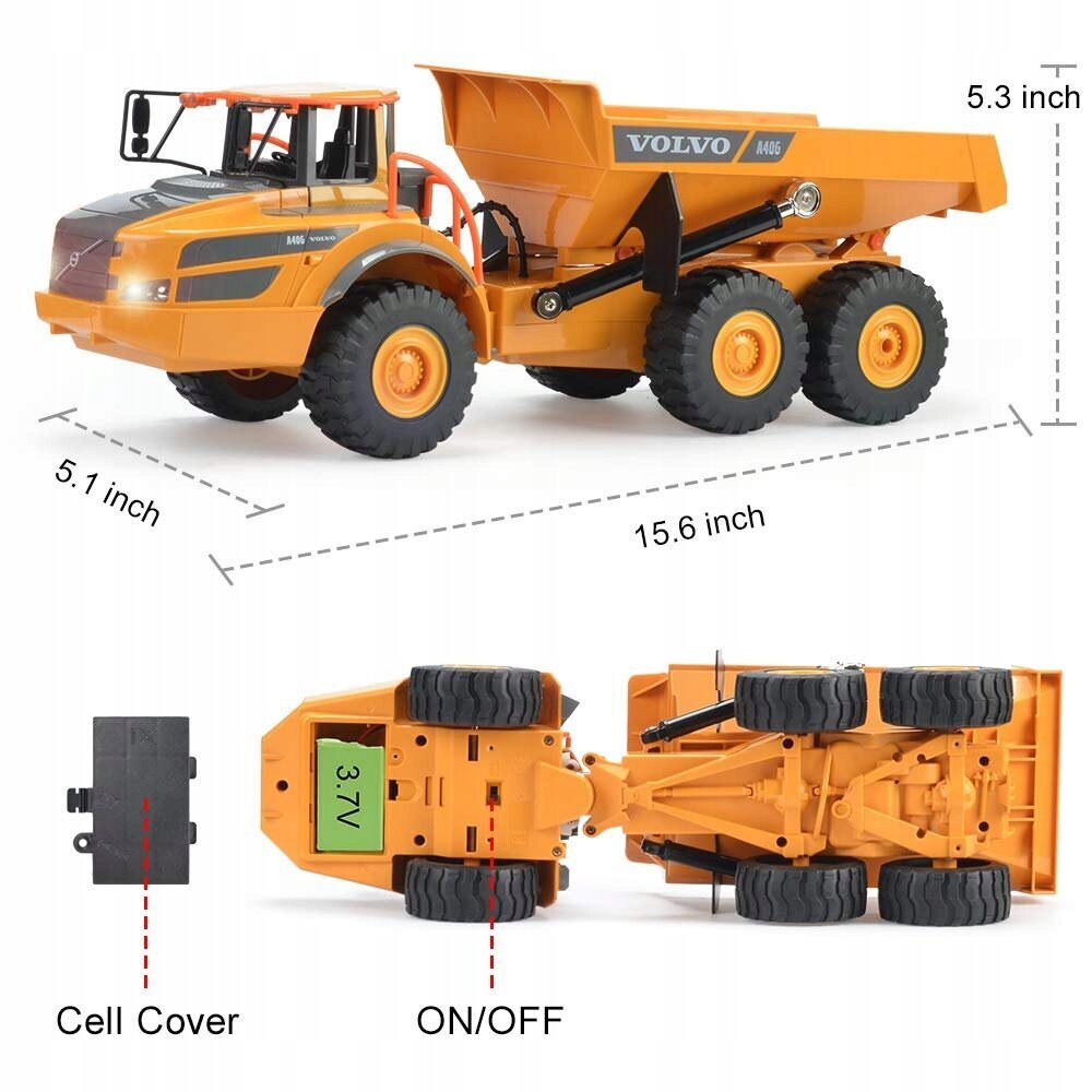 NUOTOLINIO VALDYMO VOLVO E581-003 SAVIVARTIS. kaina ir informacija | Žaislai berniukams | pigu.lt