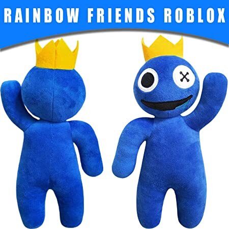 Minkštas pliušinis žaislas Rainbow friends, mėlynas-pakelta ranka, 30cm kaina ir informacija | Minkšti (pliušiniai) žaislai | pigu.lt