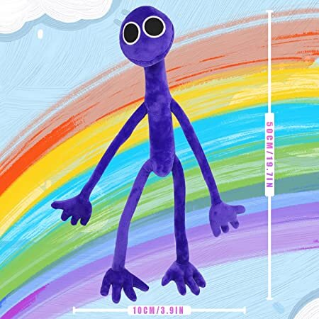 Minkštas pliušinis žaislas Rainbow friends, violetinis, 30cm kaina ir informacija | Minkšti (pliušiniai) žaislai | pigu.lt