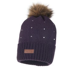 Lenne žieminė kepurė su natūralaus kailio pomponu 20391C/612 kaina ir informacija | Kepurės, pirštinės, šalikai mergaitėms | pigu.lt