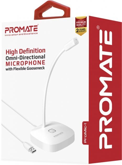 Promate ProMic-1 цена и информация | Mikrofonai | pigu.lt