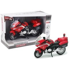 Žaislinis motociklas su garsu ir šviesa Motorcycle City Rescue 1:20 kaina ir informacija | Žaislai berniukams | pigu.lt