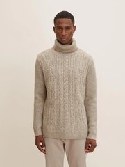 Tom Tailor vyriškas megztinis 1033651*28596, smėlio spalvos kaina ir informacija | Megztiniai vyrams | pigu.lt